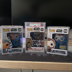 Autographed FUNKO POPS