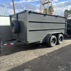 Dump Trailer 8x12x4 12000lb $6850 Cash Only