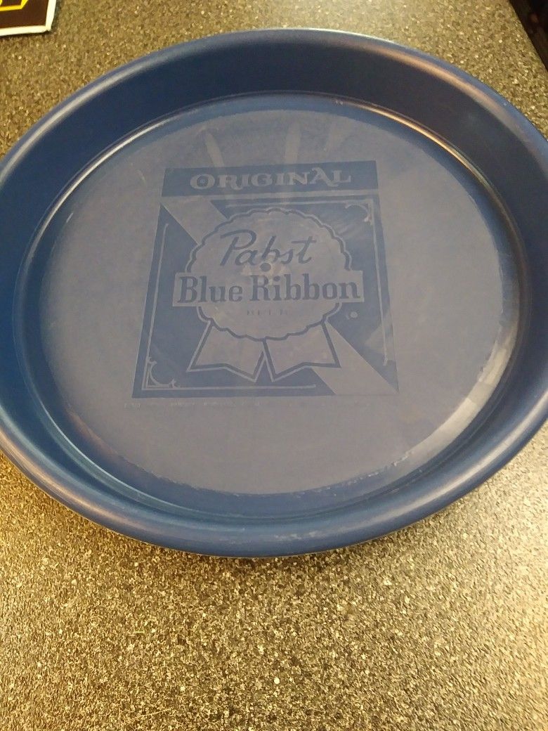 PABST BLUE RIBBON BAR TRAY. 1970s