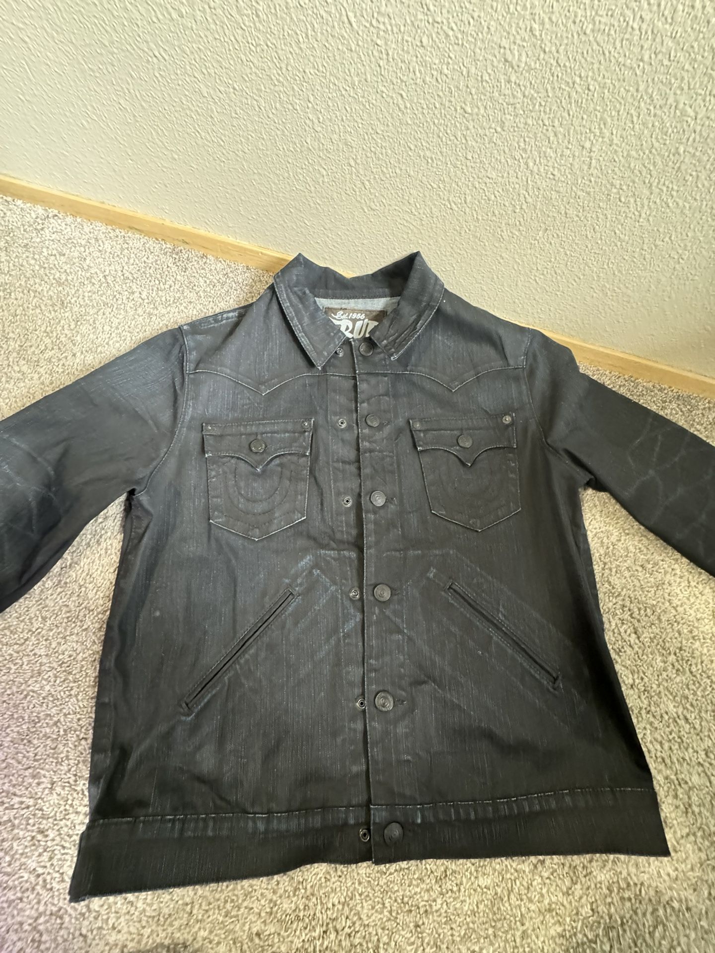 True Religion Jeans Denim Jacket Size XL