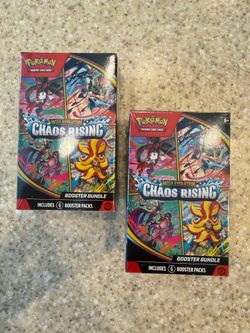 Pokemon Mega Evolution: Chaos Rising Booster Bundle (6 Packs) - Factory Sealed