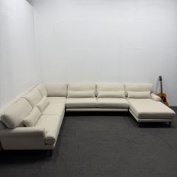$2.550 · *Open Box* Maxwell 4pc Corner Sectional Sofa with by Apartment Therapy - 50% OFF - Off White / Cream