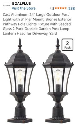 Outdoor post lights