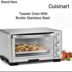 Brand New Cuisinart Toaster Oven with Broiler Stainless Steel 