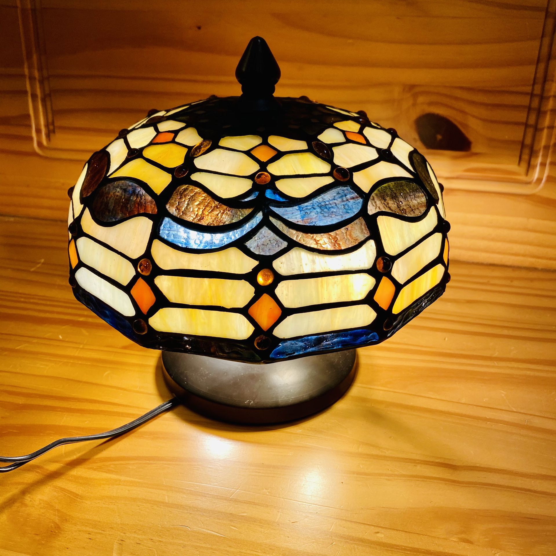 Semi Flush Mount Stained Glass Light Lamp