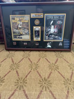 Steelers Super Bowl XL Framed Set!