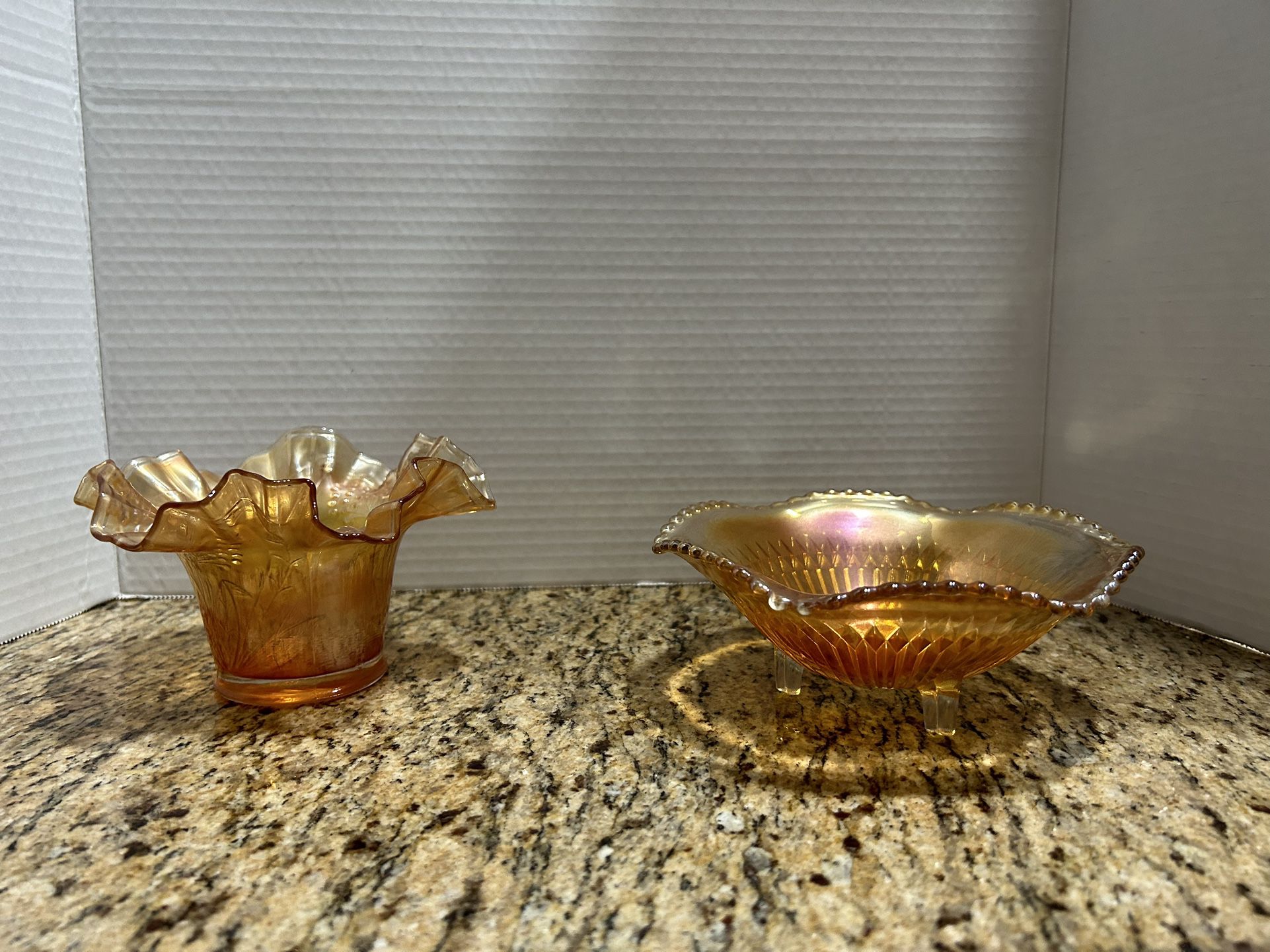 Marigold Carnival Glassware Collection