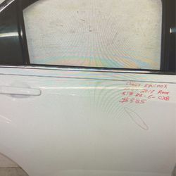  Door Rear Passenger Chevrolet Equinox 2014 