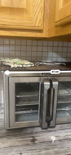 Gourmia 6-Slice Digital Toaster Oven Air Fryer, with 18 One-Touch Presets & Temp Probe, Stainless St