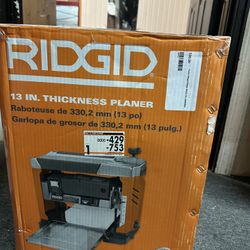 Ridgid Planer R4331 🧰💰🤑✅$ 550