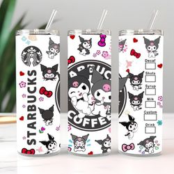 20oz Kuromi Tumbler 🩶