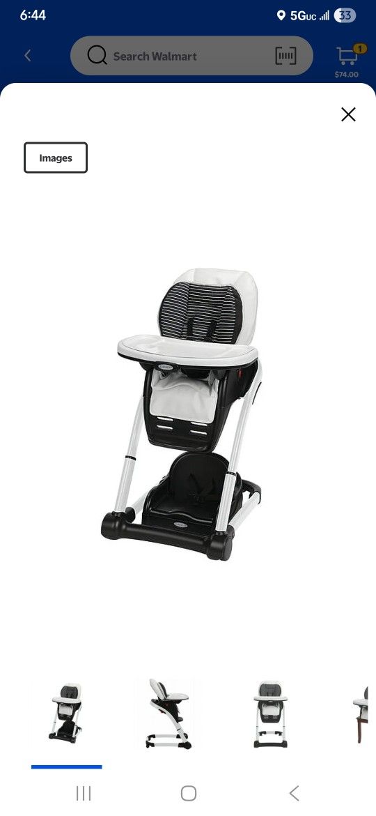 Graco Blossom 6-1 Hi-Chair And Stroller