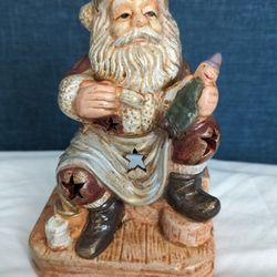 Ceramic Santa Clause Tea Light Holder

