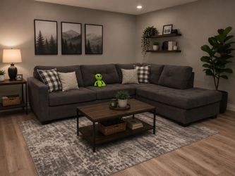 Gray Sectional Couch FREE DELIVERY