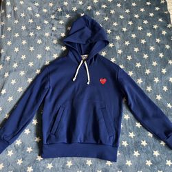 Comme de Garçon Play Red heart Pullover Hoodie 