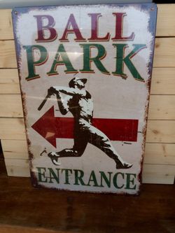 Ballpark Entrance 12"x18"