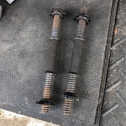 Adjustable Hand Weight Bars With Rubber Grips