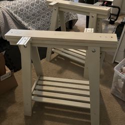2 IKEA TRESTLE desk/table Legs