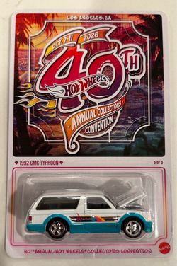 Hot Wheels 1992 GMC Typhoon Convention Exclusive