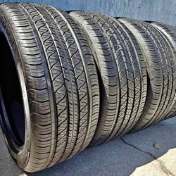 255 45 19 Continental Tires Con 80% De Vida Las 4tires ⚡️⚡️