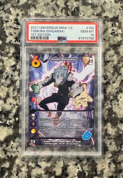 2021 Universus Tomura Shigaraki 1st Edition PSA 10 My Hero Academia