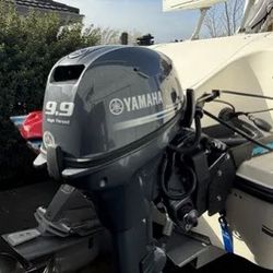 9.9 Yamaha Outboard Motor With Troll Master Pro 3
