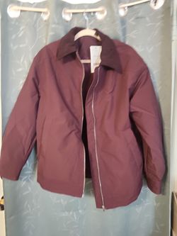 New wine color jacket medium size
