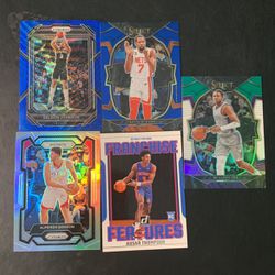 5 Basketball Cards Set (A)