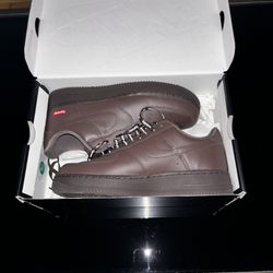 Brown Supreme 1s, Great condition,wear once, Money Ready! (no trades)