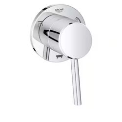 GROHE Concetto 1-Handle 3-Way Diverter Valve Only Trim Kit in StarLight Chrome (Valve Sold Separately) 