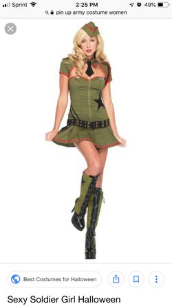 Pin Up Army Costume
