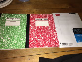 Notebooks and paper