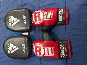 Kids Boxing Gloves and Pads set