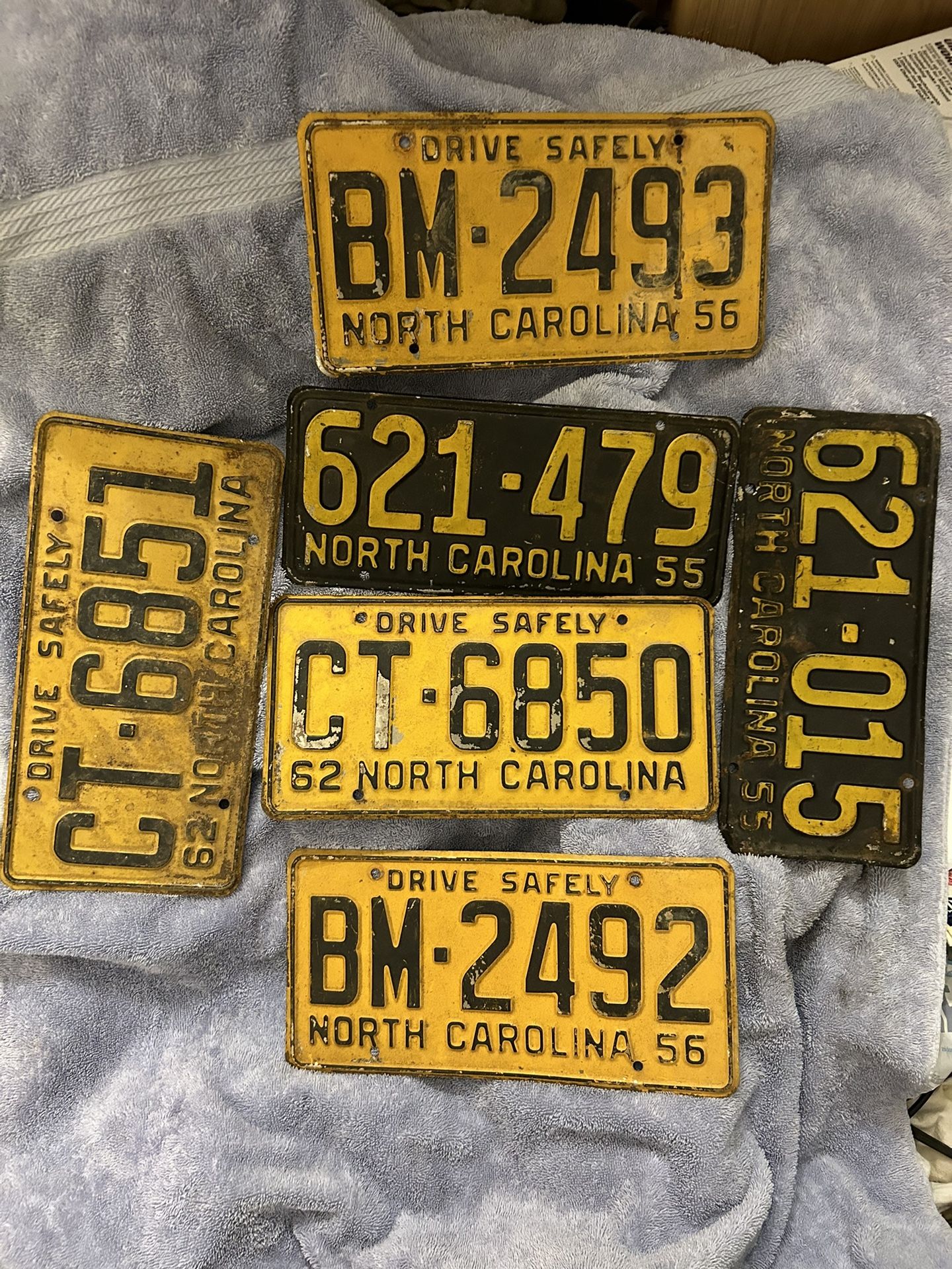 Vintage License Plate