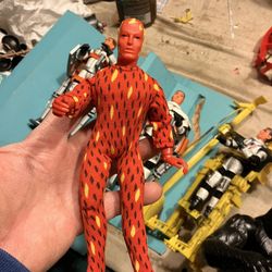 Vintage Mego Human Torch Original Fantastic Four 8" Action Figure No Box