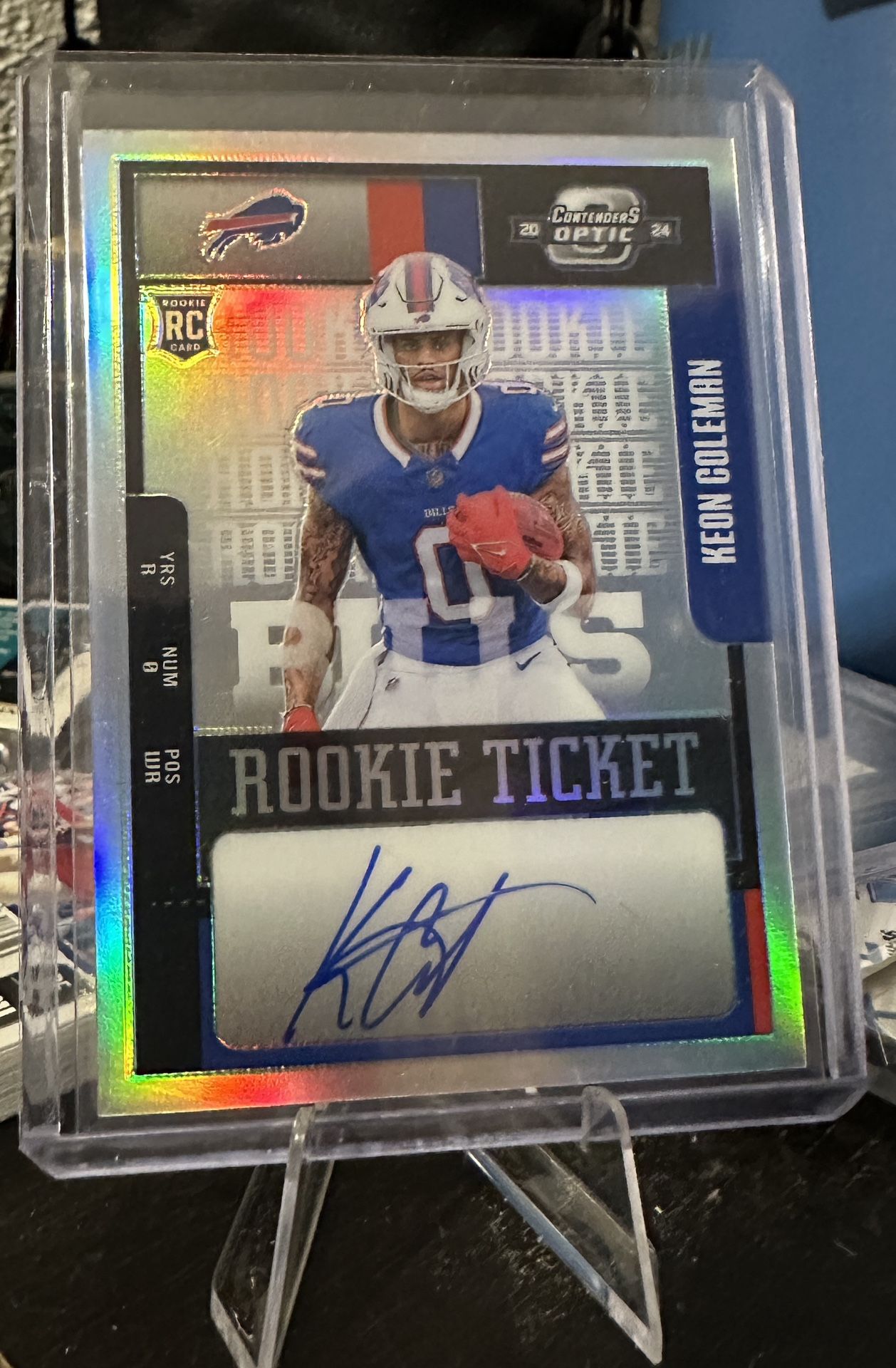 Keon Coleman Auto #/25