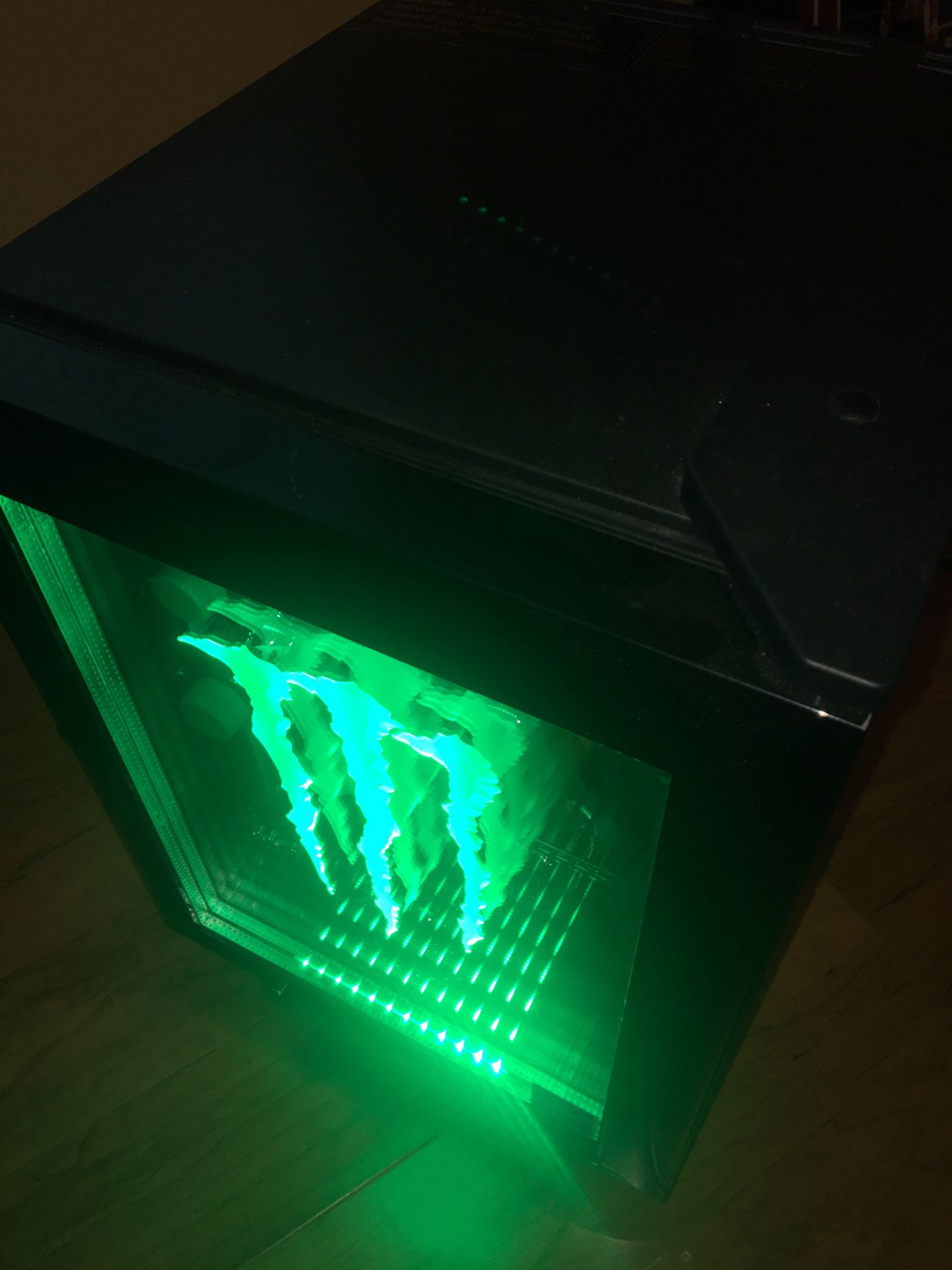 Monster energy drink mini fridge excellent condition/ rare $400 firm