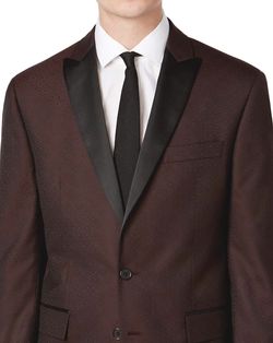 Tux jacket. Burgundy. New