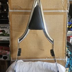 One-Piece Detachable Sissy Bar Passenger Backrest with Cushion Pad Fit for Harley Touring Road King Street Glide Road Glide Electra Glide Ultra Limite