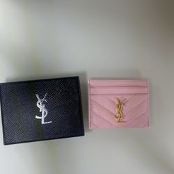 Pink YSL Cardholder 