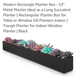 32" Rectangular Planter