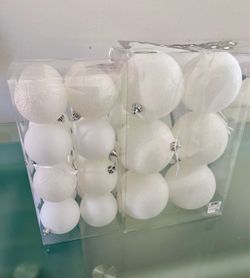 White ornaments