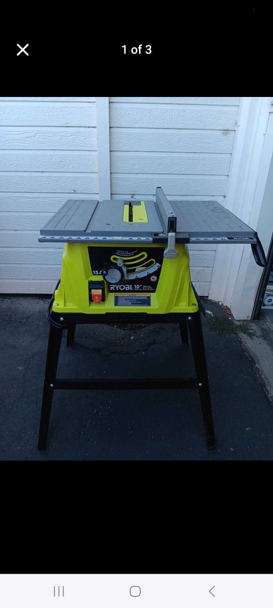 Table Saw Ryobi
