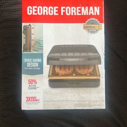 George Foreman 2-Serving Classic Plate Electric Indoor Grill 