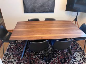 Dining table with 6 chairs