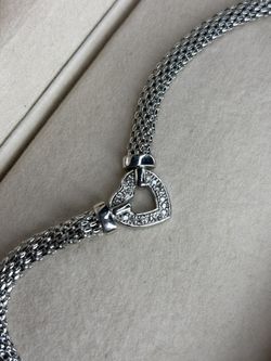 Necklace Heart Mesh