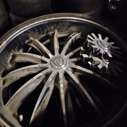 20 Inch Custom Rims All 4 Available $700 Cash I Power Wash Them For Free.