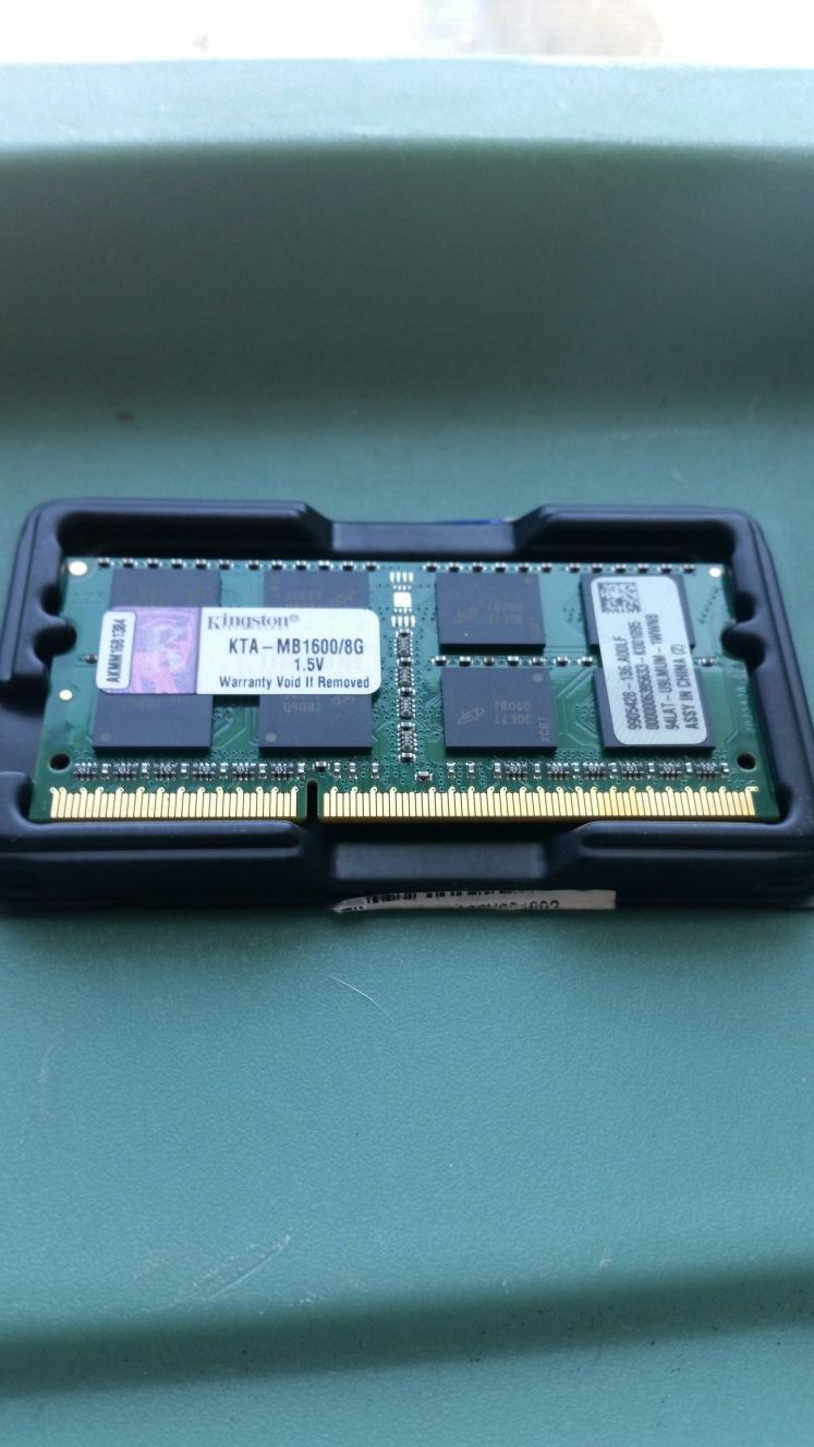 8 GB Kingston laptop ram