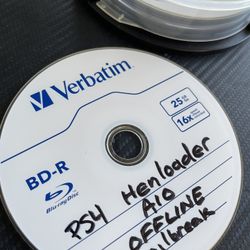 PS4 Jailbreak Blu-ray Disc