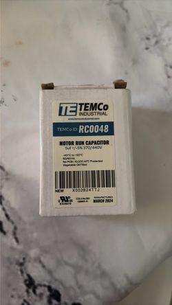 TEMCo Industrial Motor Run Capacitor